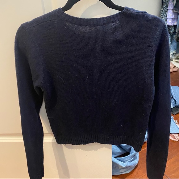 NAVY BRANDY MELVILLE SWEATER - Picture 2 of 3